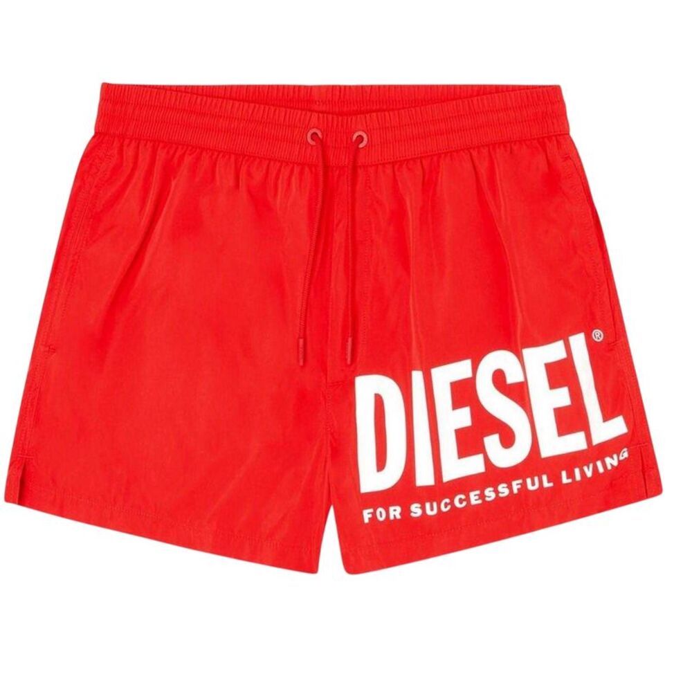 Diesel Womens/Ladies Mario Swim Shorts / Red